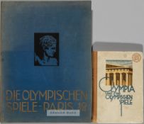 Paris 1924 Olympic Games official report 'Die Olympischen Spiele-Paris 1924', published by Julius