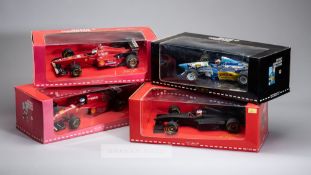 Michael Schumacher collection of seven F1 Minichamps 1:18 scale model cars Bar codes:510961891  -