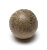 A fine mint unused ‘W & J GOURLAY’ stamped featherie ball, also inscribed with contemporary