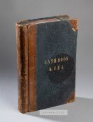 Kent County Football Association Cash book, dating from May 1904 to June 1912, hardback ledger