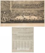 An Evening at the National Sporting Club engraving by William Howard Robinson, signed and dated