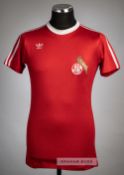 FC Koln no.14 jersey, circa `1976 Adidas, short-sleeved with embroidered club crest badge and Adidas