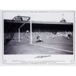 FOOTBALL - Bolton Wanderers 1953 F.A Cup final Nat Lofthouse large 16 by 12in. autographed Limited
