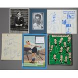 Tottenham Hotspur autograph and publications collection, featuring Harry Clarke, Danny Blanchflower,