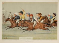 Vanity Fair supplements horse racing prints,  including "The Winning Post", "On the Heath" and "