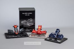 Amalgam F1 nose cones replicas 1:12 scale,  majority in original boxes, Ferrari F 2007, Ferrari