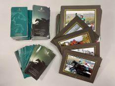 Large selection of Sir Anthony McCoy signed racing action press photographs, including some unsigned