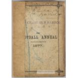 The Football Annual 1877, edited by Charles W. Alcock, published by Ward, Lock & Co., London, second