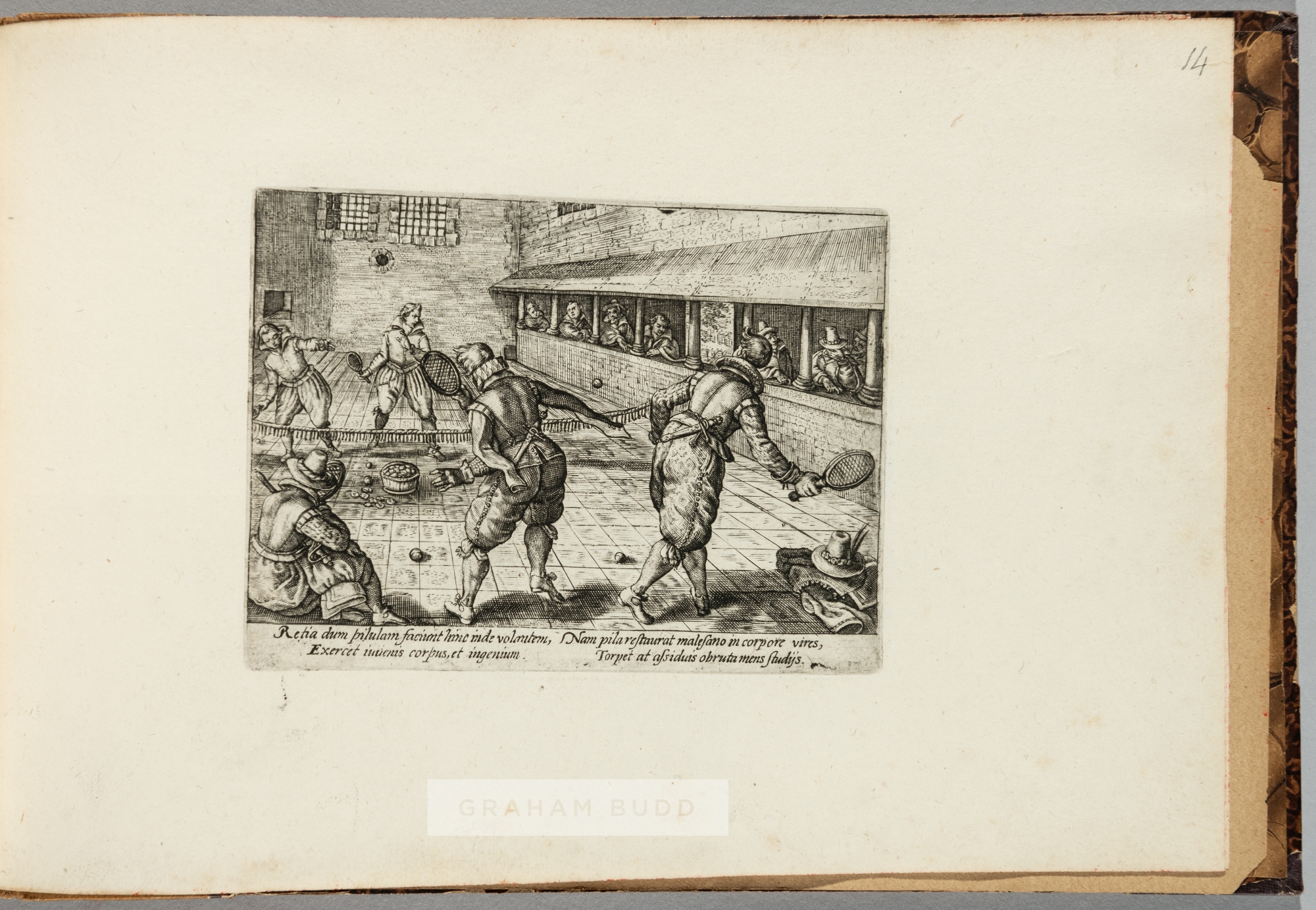A Dutch 17th century book by Crispijn de Passe titled ‘Academia sive speculum vitae scholasticae’