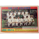 Leeds United signed Tiger magazine team picture, titled “The Cup Holders” autographed by the whole