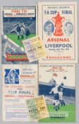 Arsenal F.A. Cup final programmes and tickets, programme and ticket unless otherwise stated, for