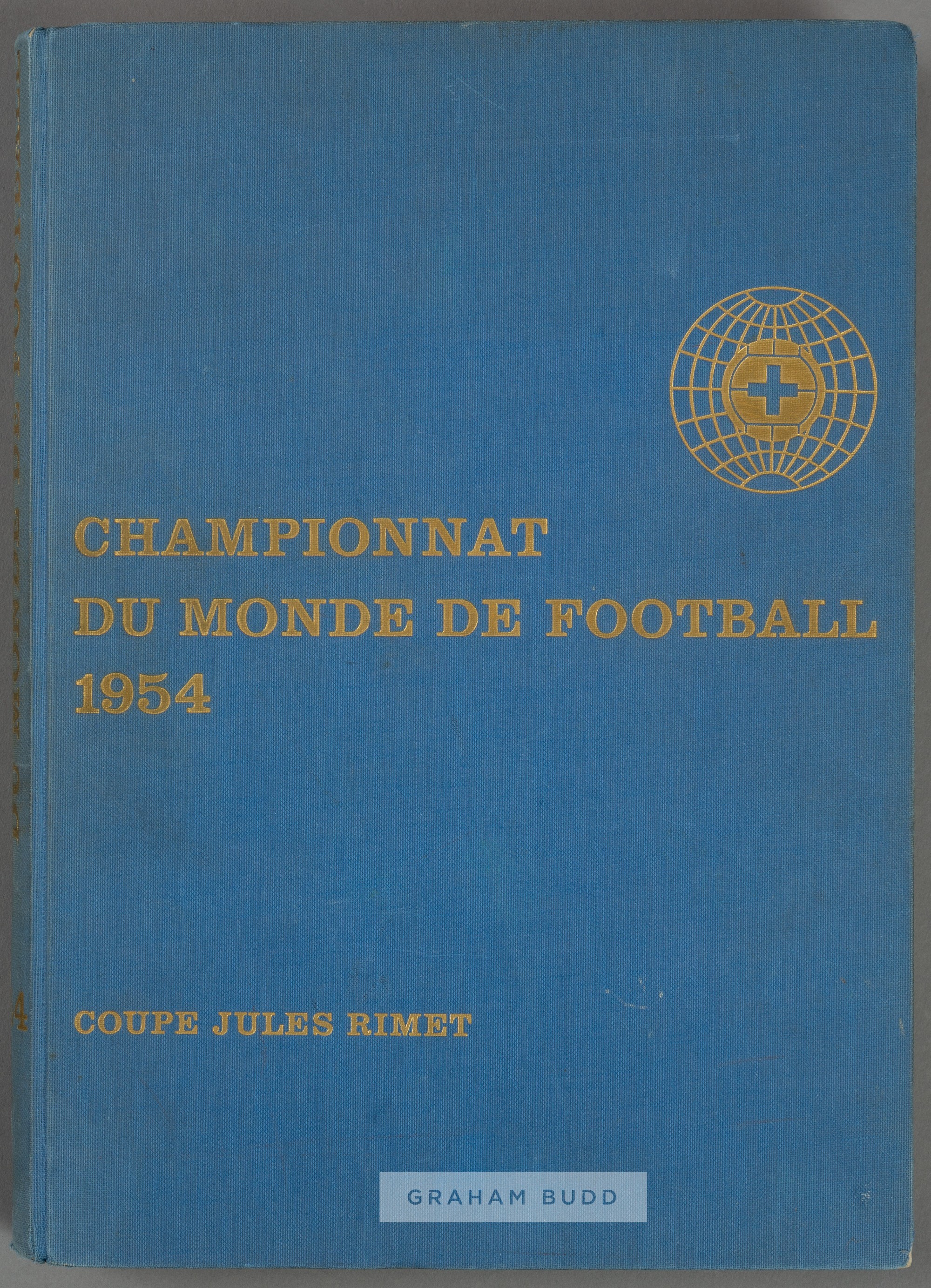 1954 World Cup official report, French language edition, 256-page, comprehensive illustrated