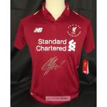 Jurgen Klopp Liverpool manager signed 2018-19 Liverpool jersey special edition,  with six