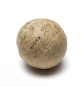 A very fine and rare mint unused ‘ALLAN’ stamped featherie ball, also inscribed with contemporary