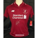 Trent Alexander Liverpool signed 2018-19 Liverpool jersey special edition, with six Champions League