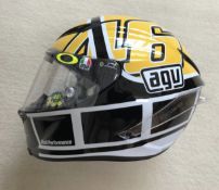 Valentino Rossi "Goodwood 2015"  AGV factory replica helmet, official factory replica helmet by