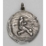 A silver medal awarded to F.A. official Charles James Hughes (1853-1916) on the occasion of the