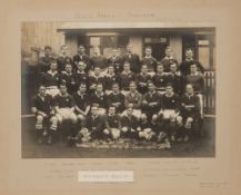 South Africa v Scotland team photograph taken prior to the first rugby test match between the