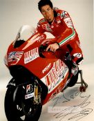 Nicky Hayden (USA) signed 8 by 10in. Ducati MotoGP photograph, includes COA and photo proof