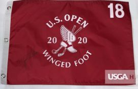 Bryson DeChambeau signed 2020 US Open Winged Foot (Winner) & 2021 The Open Official White Cap,