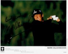 Collection of signed photographs of golf legends, including signed official IMG management photos of