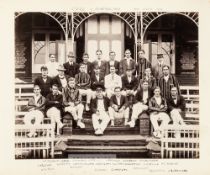 CRICKET, HOCKEY, FOOTBALL ETC - CAMBRIDGE UNIVERSITY PHOTOGRAPH ALBUM TO INCLUDE THE AUSTRALIAN