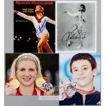Athletics & Olympian stars signed miscellany, contained in a ring binder, with signatures from