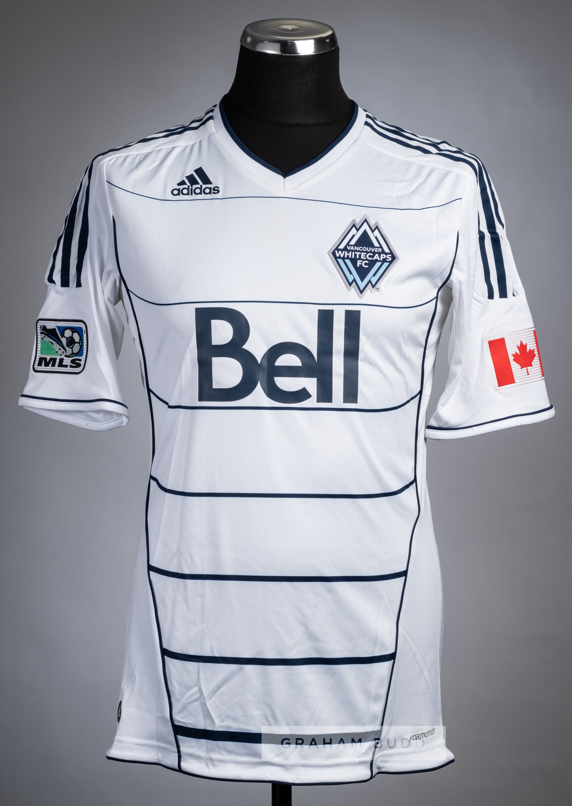 Wes Knight white Vancuover Whitecaps No.8 jersey from the World Football Challenge match v