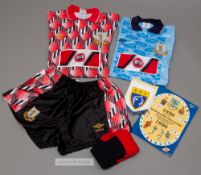 Blue Scottish Football League Centenary match No.3 jersey v Scotland played at Hampden Park,