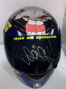 Valentino Rossi (Italy) signed “Donkey” AGV-K3 MotoGP replica helmet (Misano 2009), signed on Visor,