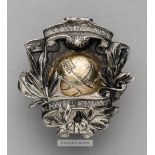 A rare and early FIFA badge circa 1911 originally belonging to the pioneering F.A. Official