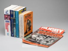 Collection of Playfair rugby football annuals dating from 1948-49 to 1972-73, sold together with