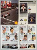 Two F1 magazines signed by legends of Formula One, comprising Autosport 1988 British Grand Prix