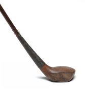 A group of four hickory-shafted golf clubs, comprising: i) a Charles Neaves of Lossiemouth left-