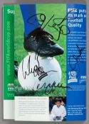 Japanese/English edition of the 2002 World Cup Official programme signed by the Manchester United