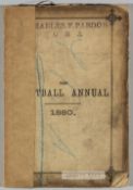 The Football Annual 1880, edited by Charles W. Alcock, published by The Cricket Press, Ludgate Hill,