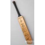 The Ashes 5th test England v Australia signed miniature cricket bat, held at the Oval on 18th August