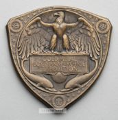 1904 Louisiana Purchase Exposition 'Gold Medal' award, designed by A.A. Weinman, triangular