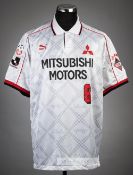 White Urawa Red Diamonds no.6 away jersey v Manchester United, pre-season friendly 22nd July 1997,