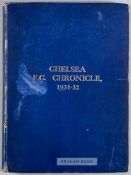 Bound volume of Chelsea programmes season 1931-32, first-team, reserves, practice matches and