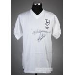 Jimmy Greaves & Bobby Smith signed white Tottenham Hotspur 1962 F.A. Cup Final retro jersey, Score