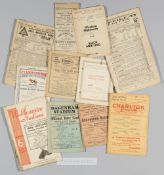 Collection of Greyhound race cards, dating from 1927 to 1939, including Belle Vue, Manchester 77th