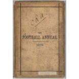 The Football Annual 1873, edited by Charles W. Alcock, published by Virtue & Co., London, second