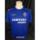 Chelsea squad signed shirt Umbro Chelsea 2005-06 Premier League winners centenary embroidered