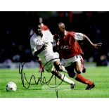 Arsenal collection of eight signed photographs, 8 by 10in. photographs including Ian Wright, Mikel