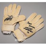 A group of four pairs of Chelsea goalkeepers' gloves, comprising: Ross Turnbull signed Puma