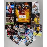 Excellent collection of autographs of the top 70 Premier League goalscorers, autographs in black