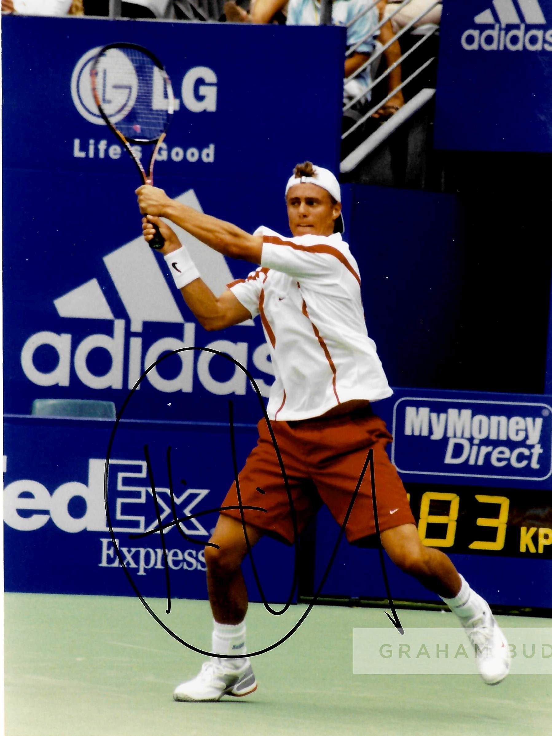 Collection of 11 signed photograph of tennis players from the men's game, including Roger Federer ( - Image 2 of 11