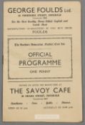 Rochdale v Halifax Town programme 3rd December 1932, F.L. Division Three (North)