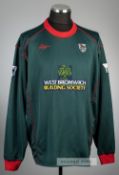 Russell Hoult signed green West Bromwich Albion no.1 goalkeeper's jersey, season 2002-03, The